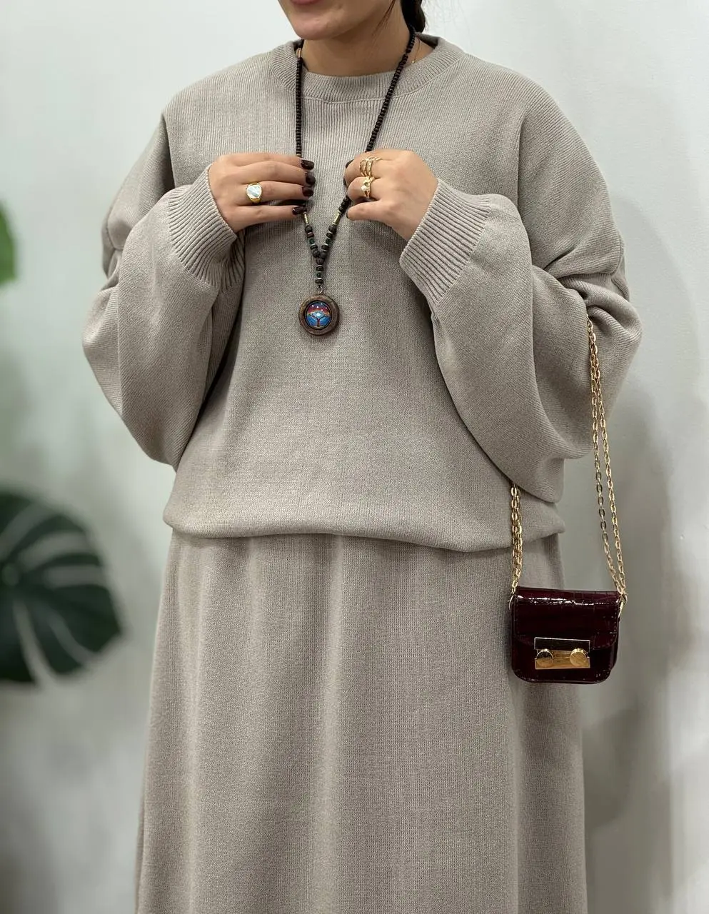 ست پلیور و دامن بافت آیسو آیرا 1